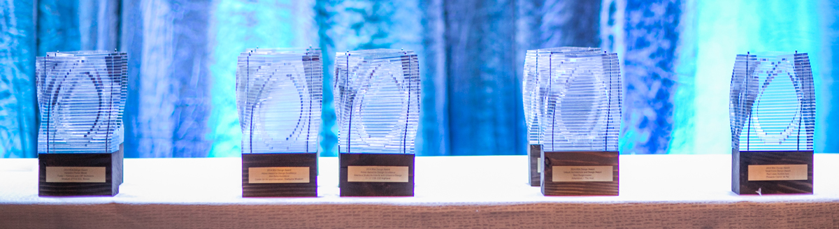 2014 Hobson trophy. Fabricated by architecture students at MassArt. Photo: Meg Elkinton.
