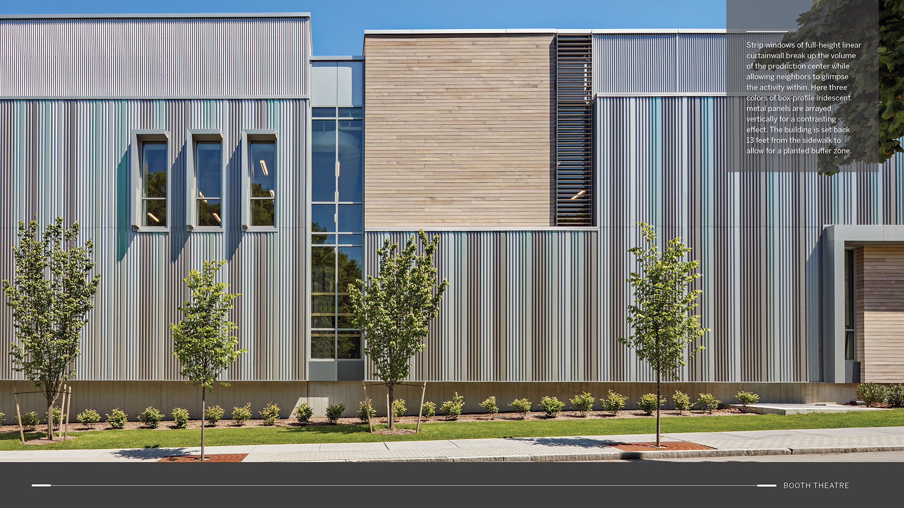 Joan & Edgar Booth Theatre and the College of Fine Arts Production Center /  Elkus Manfredi Architects